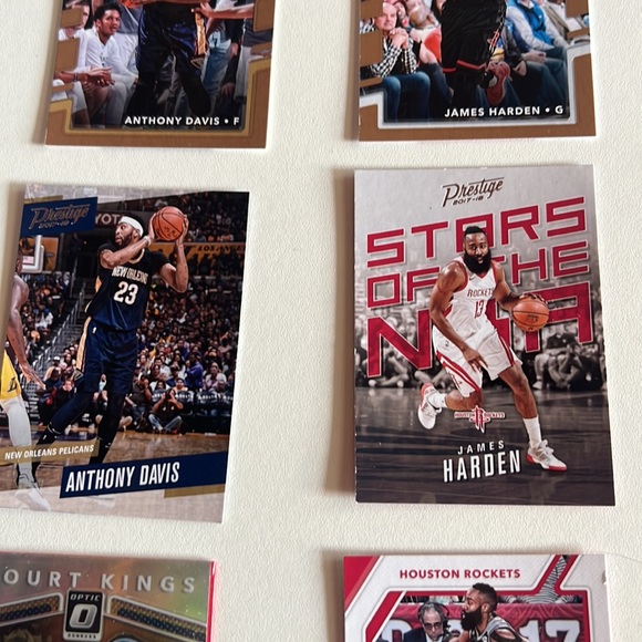 Anthony Davis, James Harden, Dwayne Bacon, Dwayne Wade, Josh Hart (12 card lot) - Picture 5 of 9